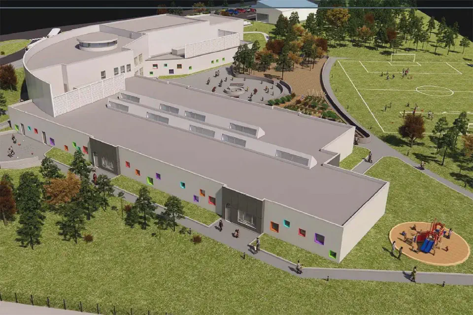 Whistle Bend School hero